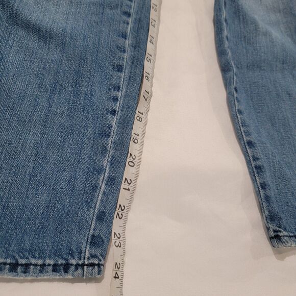 Madewell Denim Overalls Size Xs Zip Front Blue Jean Boho Straight Pockets Retro - Picture 6 of 8